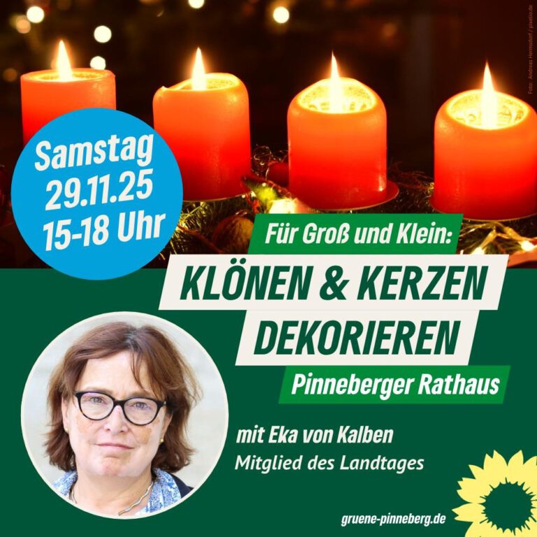 29.11.25 – Klönen und Kerzen dekorieren mit Eka von Kalben